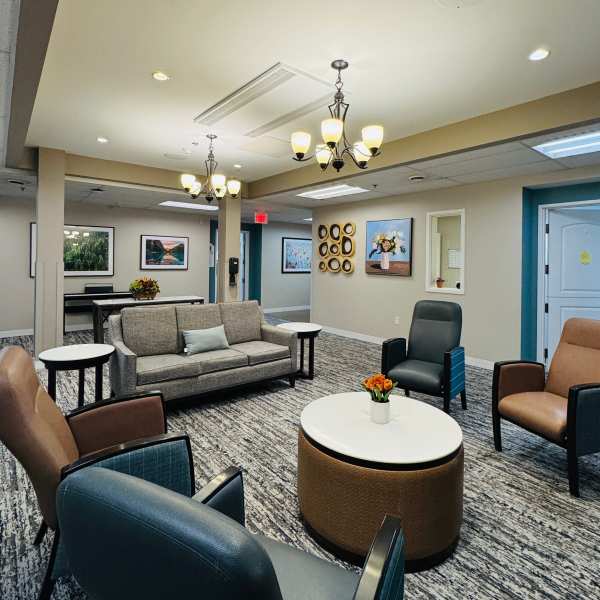 Memory care communal room
