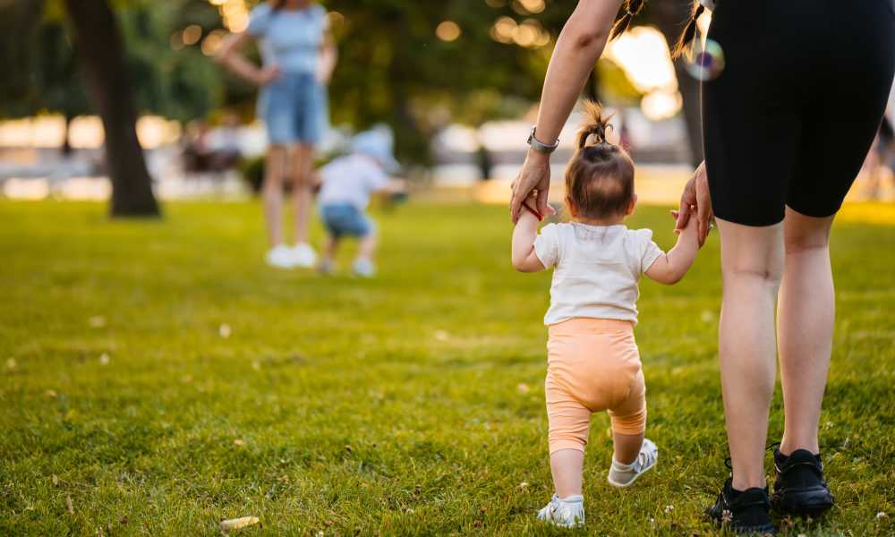 Family at park near Lafayette Housing and Development Agency in Lafayette, Tennessee