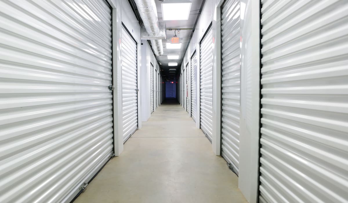Interior units at Midgard Self Storage in Tanner, AL