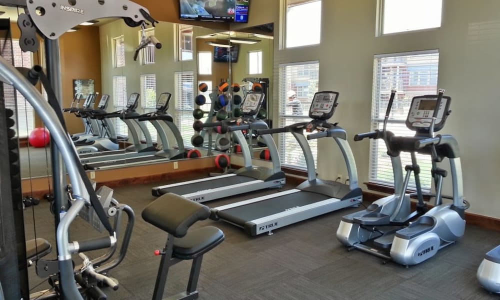 Gym at The Icon at Lubbock in Lubbock, Texas