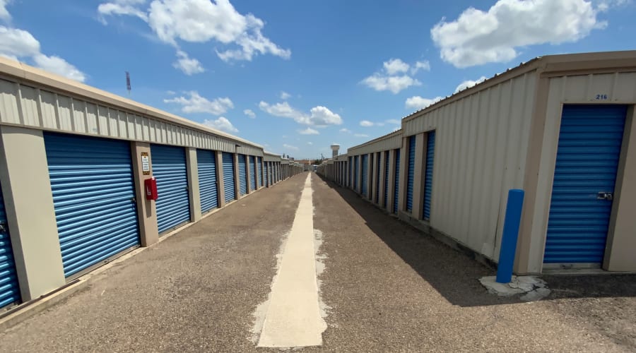 Plenty of storage unit sizes at KO Storage in Eagle Pass, Texas