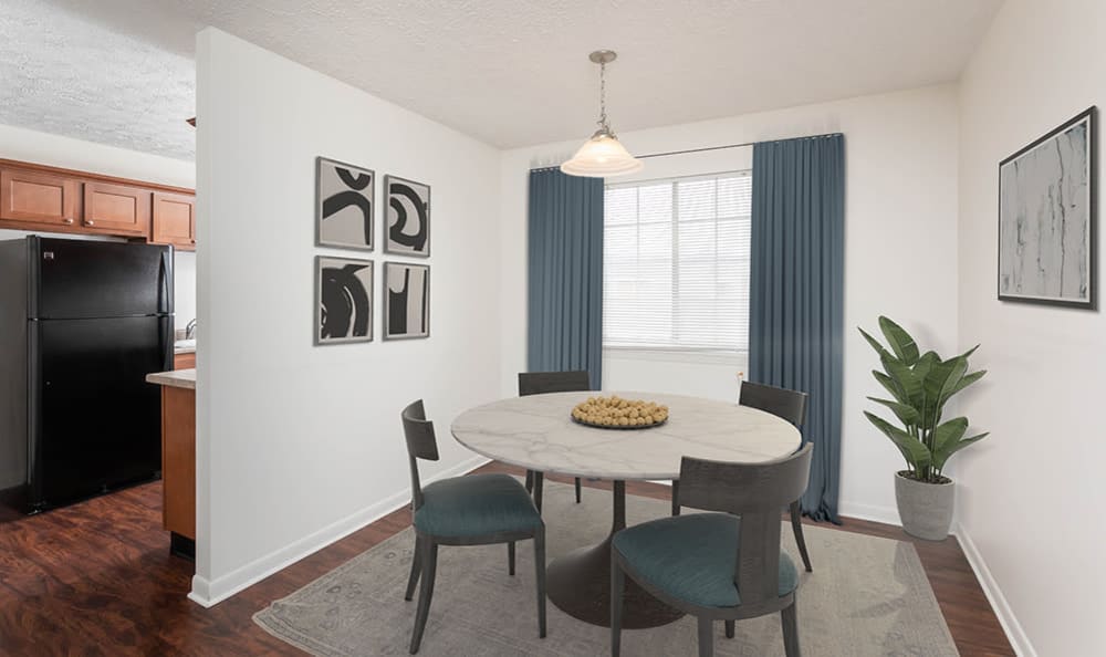 Lovely Dining Room at Waverlywood Apartments & Townhomes in Webster, New York