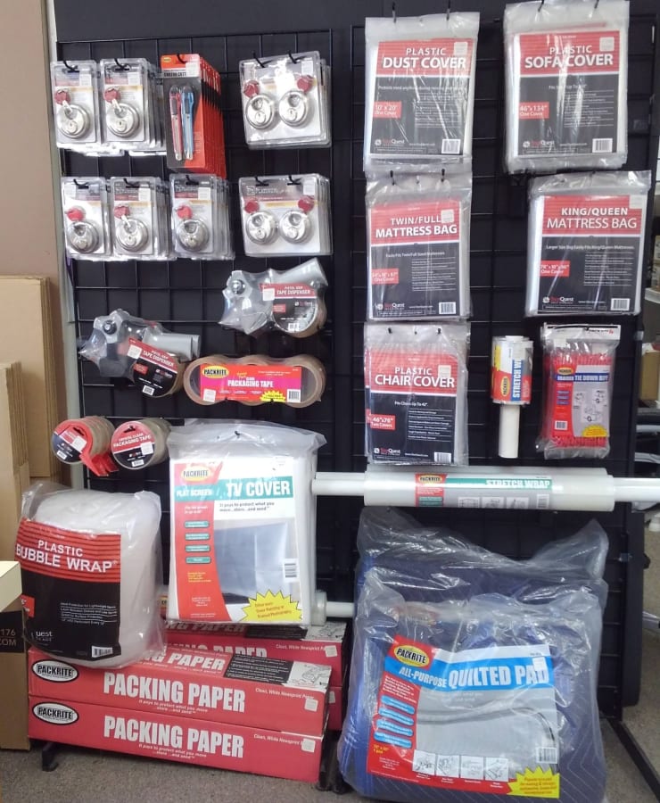 Packing supplies available at StorQuest Self Storage in San Rafael, California