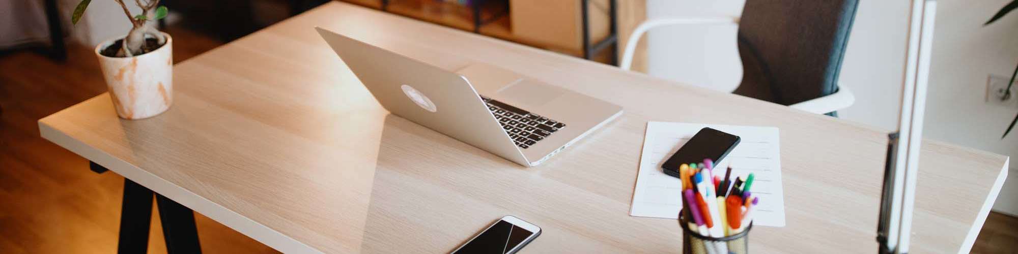 A laptop on a table at Accessibility Statement | Parkside at Mirabeau in Spokane Valley, Washington