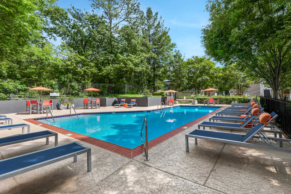 Refreshing swimming pool at Legacy on Lynnfield in Memphis, Tennessee