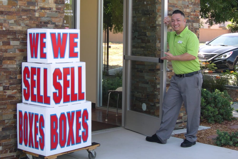 We Sell Boxes at Chaparral Self Storage in Temecula, California