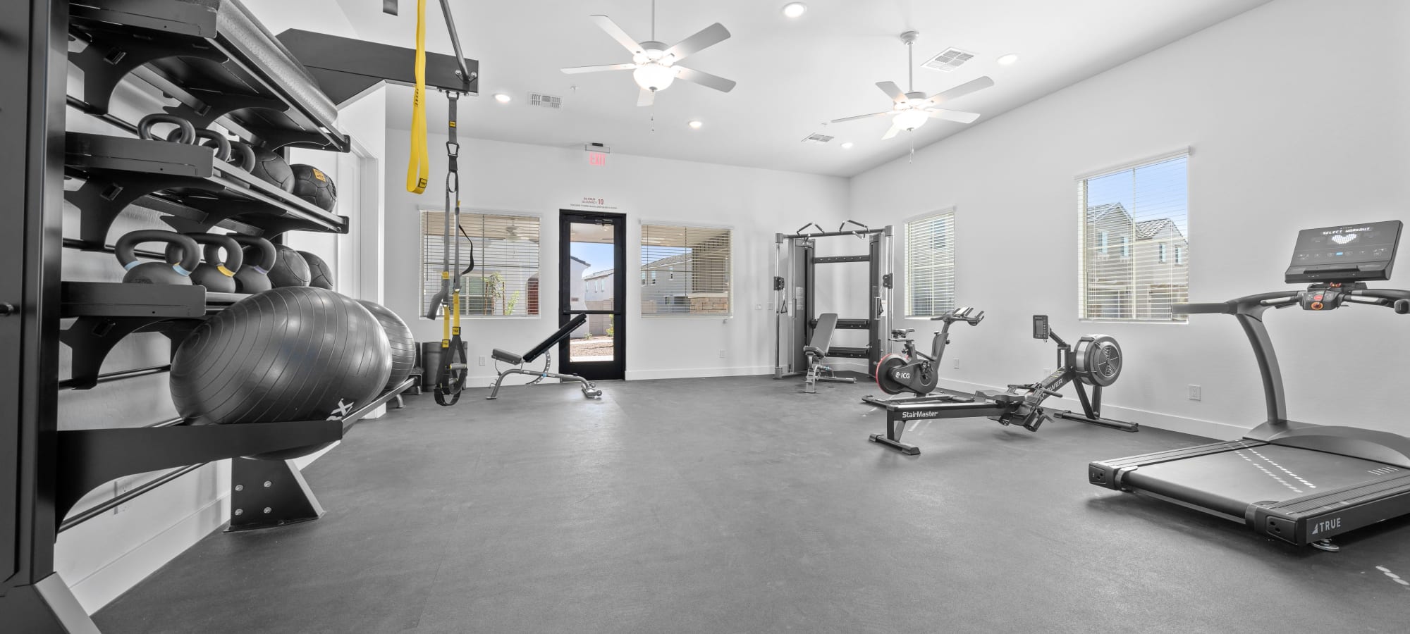 Fitness center at Ironwood Homes at River Run in Avondale, Arizona