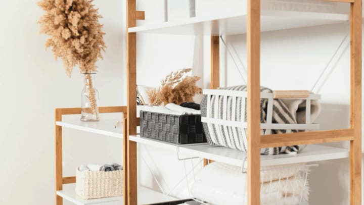 Stacks with decorative items