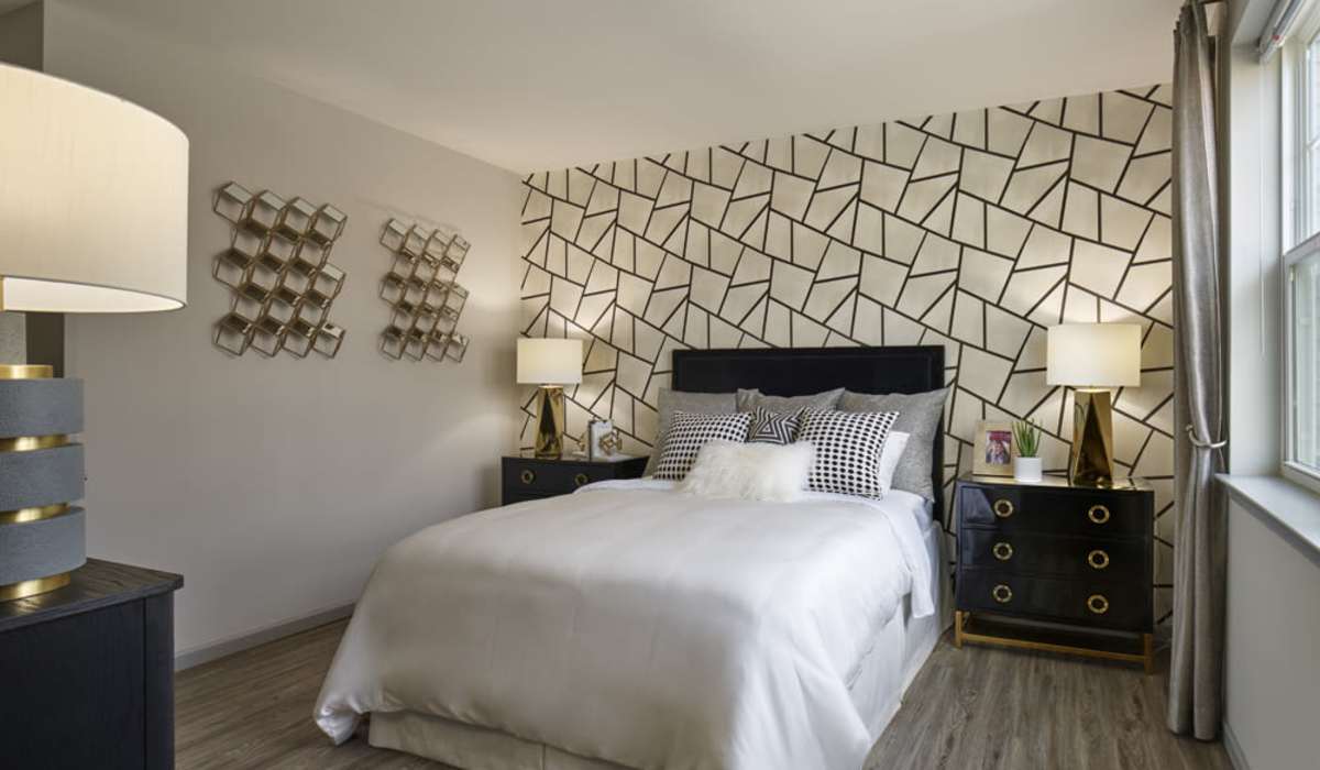 Bedroom at Ten Trumbull in Trumbull, Connecticut 