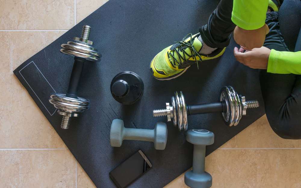 Fitness center at Maple Oaks in Middletown, Ohio