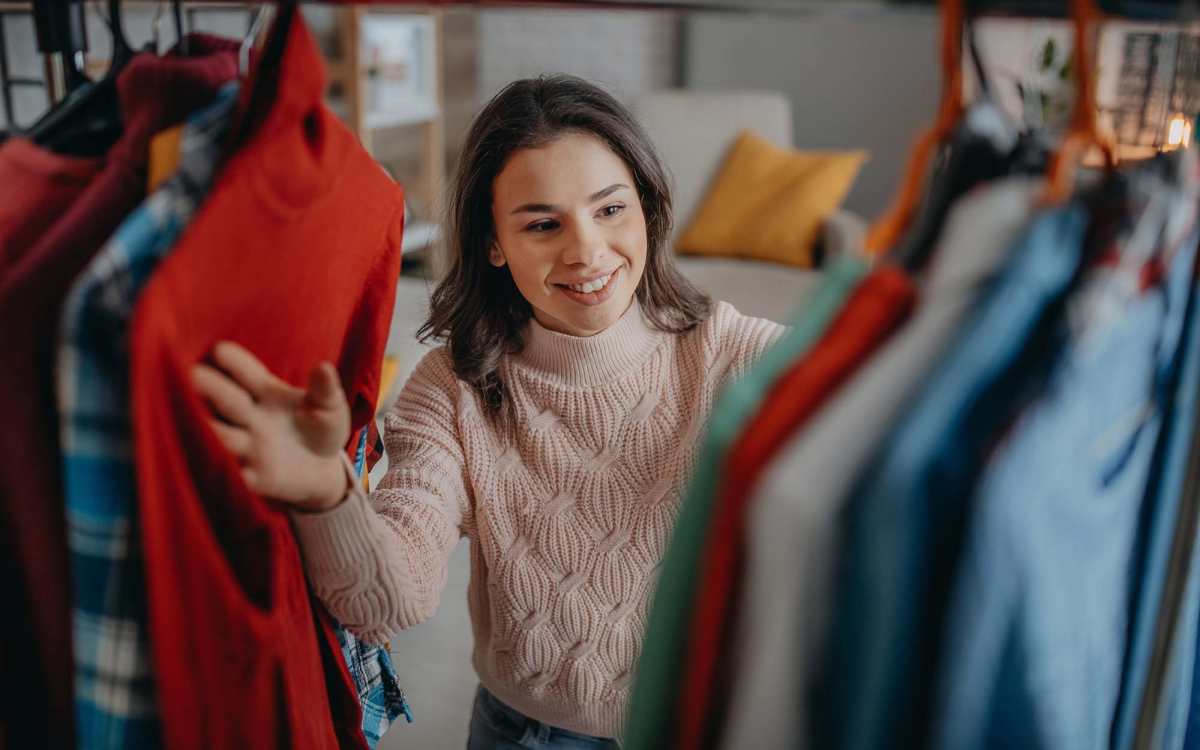 Spacious walk-in closet at Dundalk Village in Dundalk, Maryland