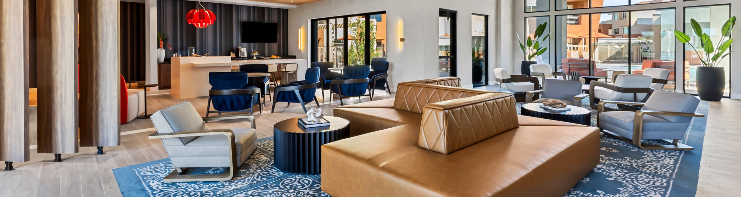 Stylish Lounge Area at Sage Luxury Apartment Homes in Phoenix, Arizona