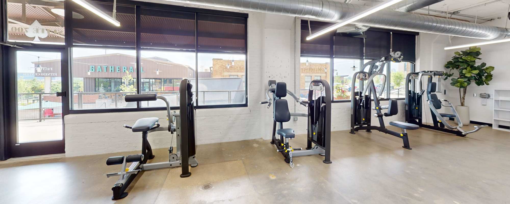 Residential Fitness Center at Factory 52 Apartments in Norwood, OH