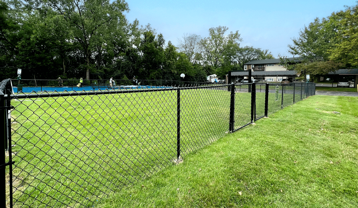 Happy dog park at Eden at Jefferson Crossing in Columbus, Ohio