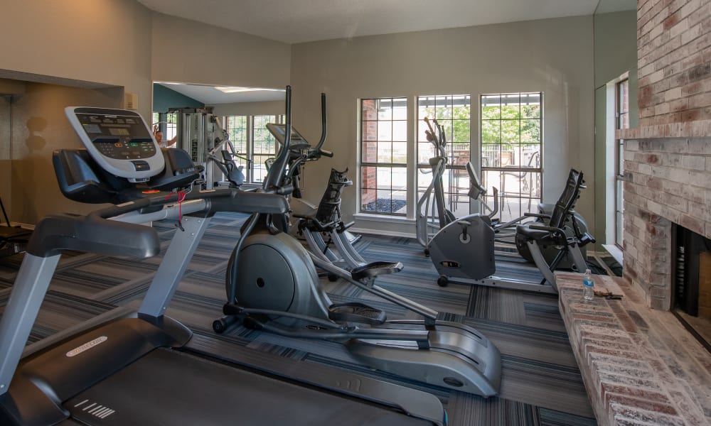 Fitness Center at Creekwood Apartments in Tulsa, Oklahoma