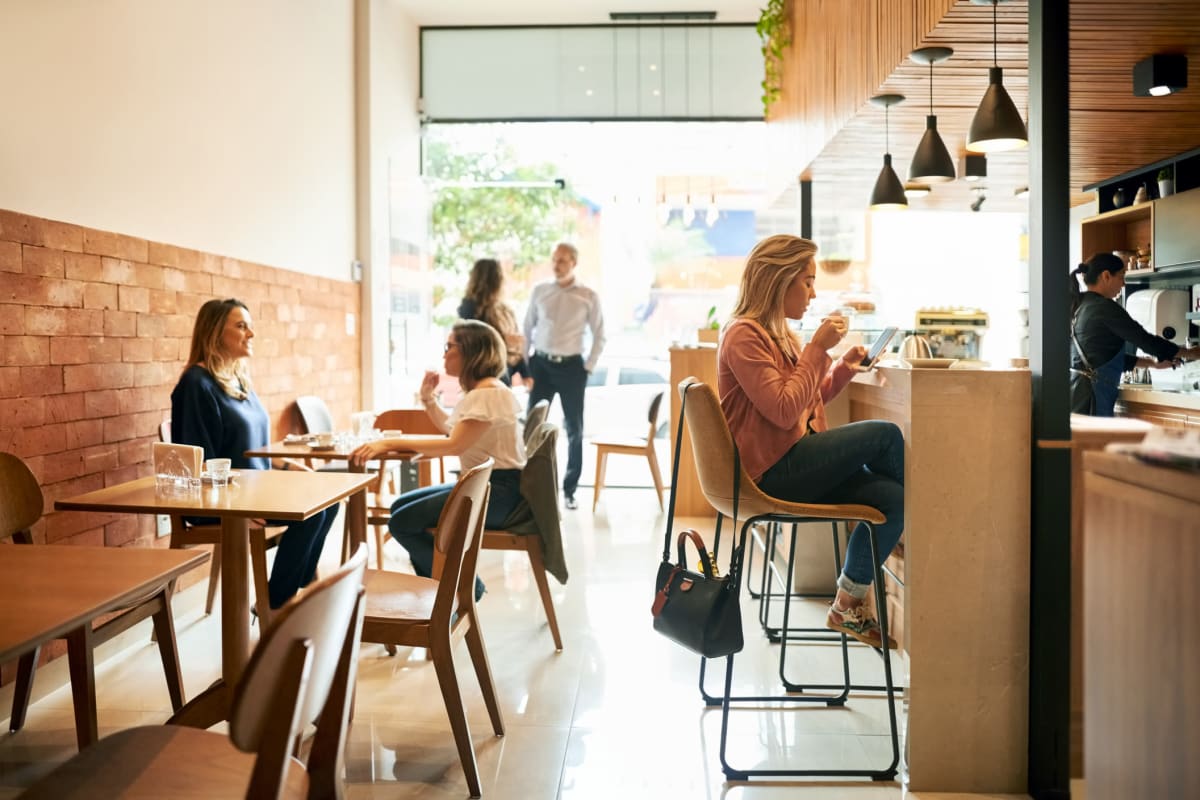 Coffee shop near The Archer in Sacramento, California