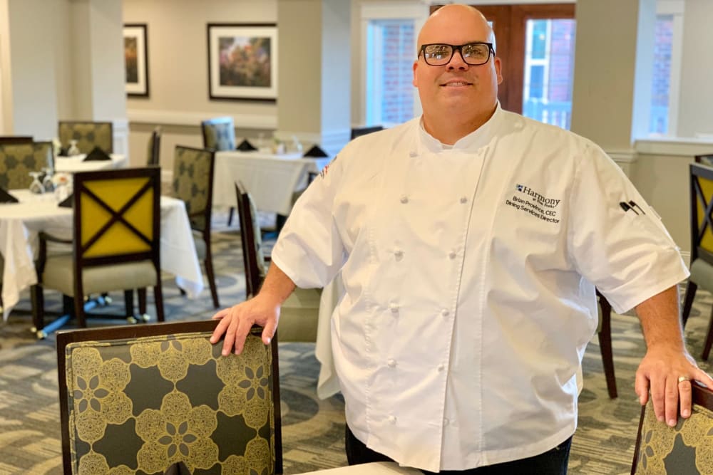 Delicious meals prepared by a chef at Harmony at Elkhart in Elkhart, Indiana