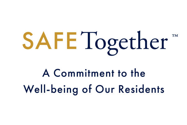 Image saying Safe Together, a commitment to the well-being of our residents