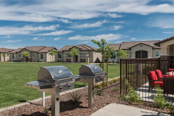 Welcoming outdoor amenities at TerraLane on Cotton in Surprise, Arizona