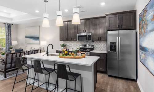 Kitchen at Encore at West Valley in White Lake, Michigan