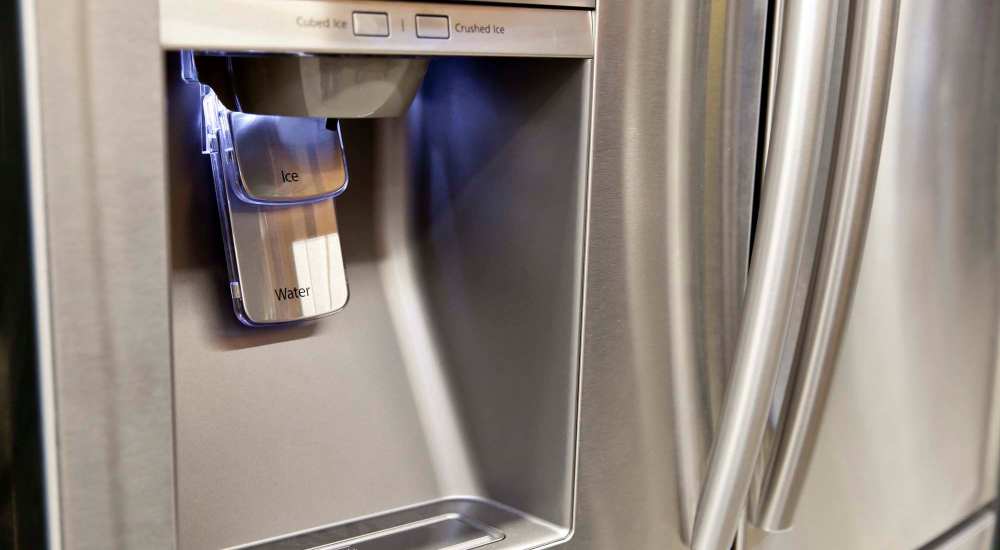 Modern kitchen with stainless-steel appliances at The Hayes Apartments in Fort Worth, Texas