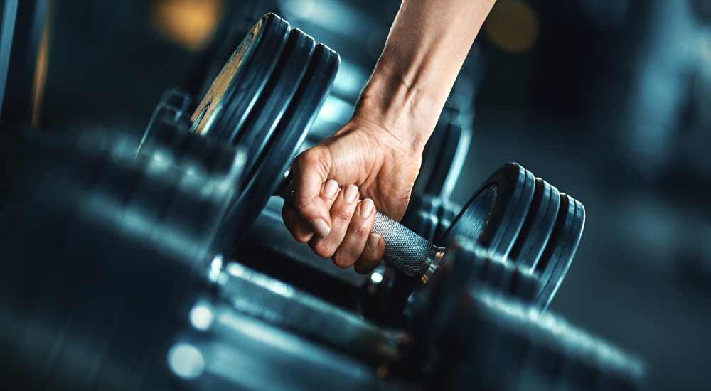 Fitness center at The Nathaniel in Rochester, New York