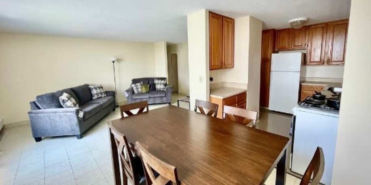 Kitchen, dining and living area at  Capitol Green in Albany, New York