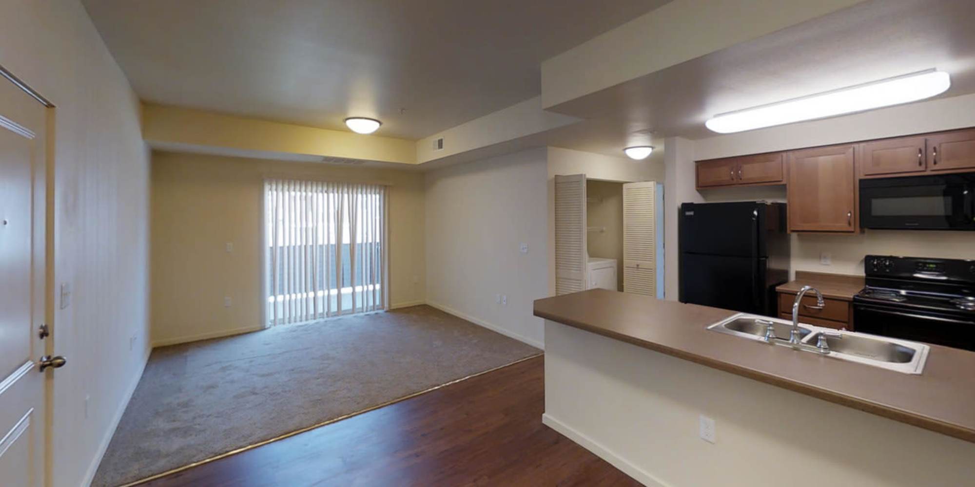 Spacious living room at Copper Peak in Longmont, Colorado