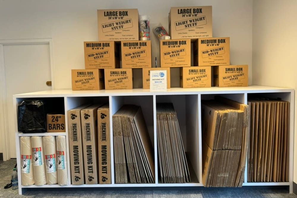 self-storage packing and moving supplies made easy at 21st Century Storage in Long Island City, New York