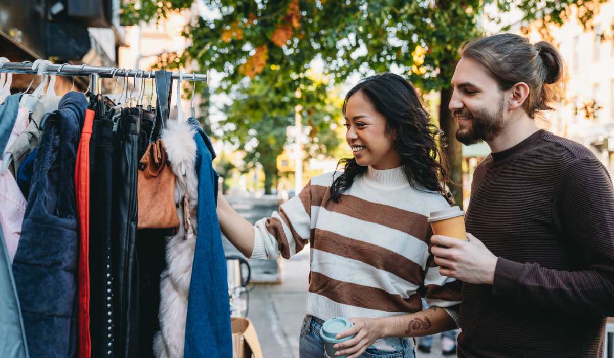 Residents shopping near The Edison at Peytona in Gallatin, Tennessee