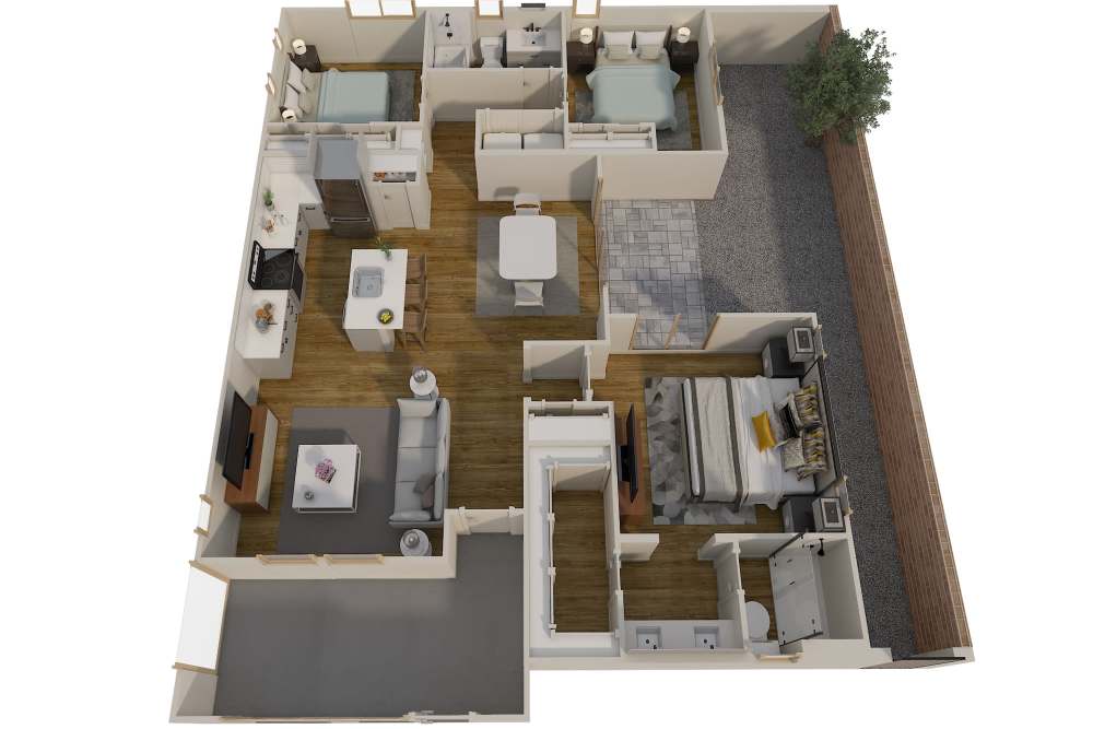 Floor plan of The Havenly Gilbert in Gilbert, Arizona
