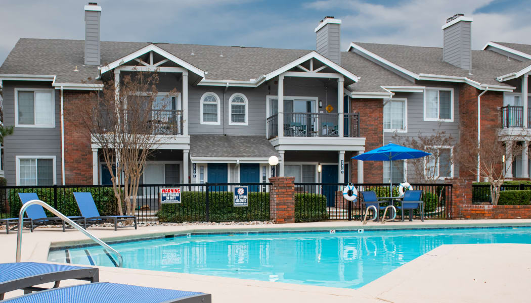 The pool at The Courtyards in Tulsa, Oklahoma
