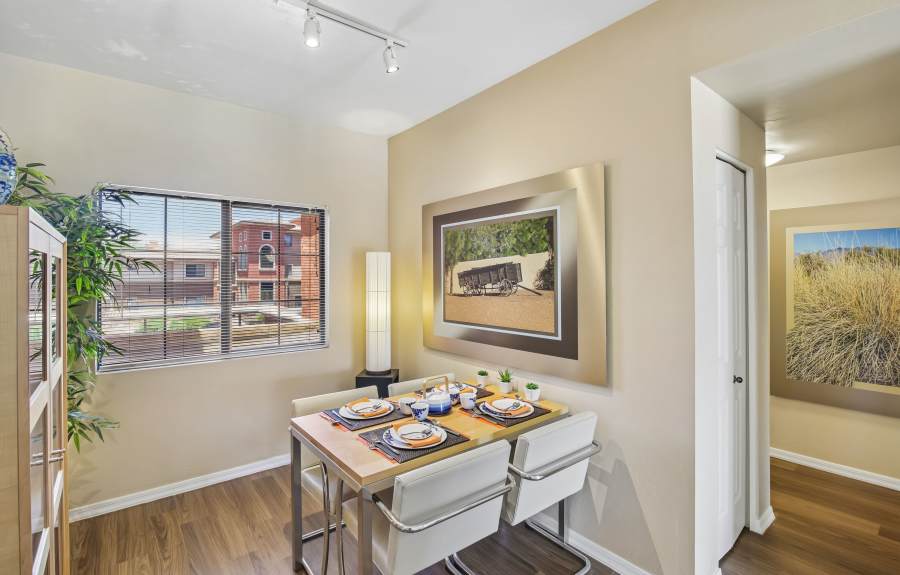 Apartment Dining Room at Oro Vista Apartments in Oro Valley, Arizona