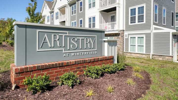 Entrance of apartments