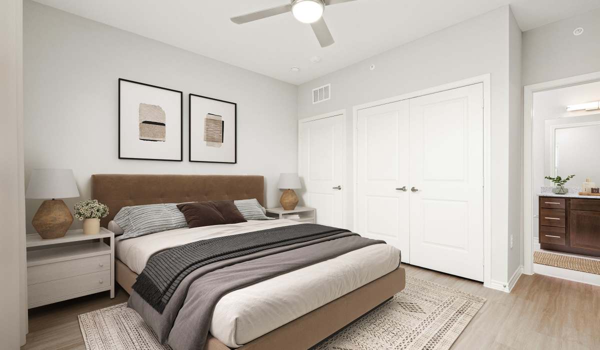 Bedroom at Emerald Place in Lancaster, Ohio