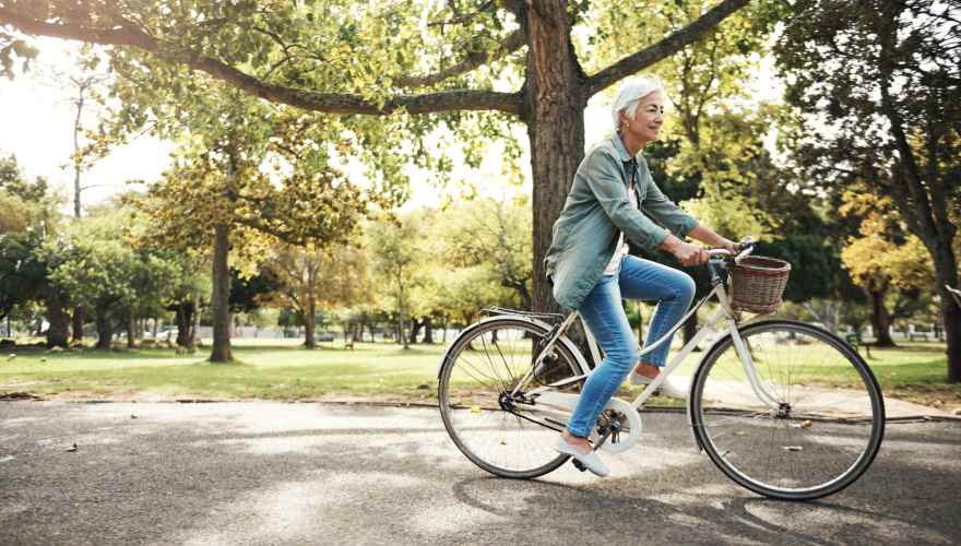 The neighborhood at East Oaks Village Senior Living in Oklahoma City, Oklahoma