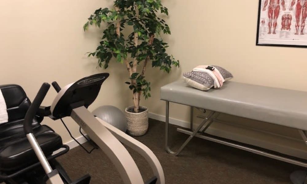 Recovery Care fitness room at Landings of Oregon in Oregon, Ohio