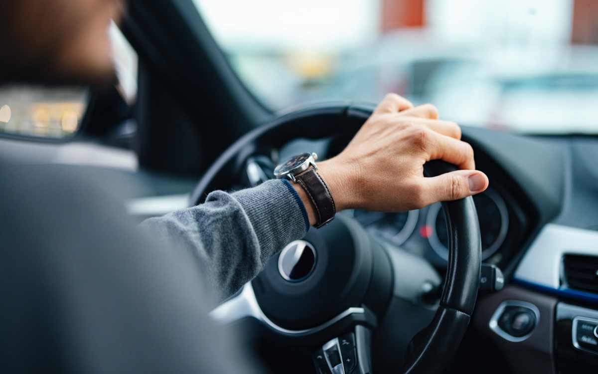 Residents driving a car to work at Acacia in Haltom City, Texas