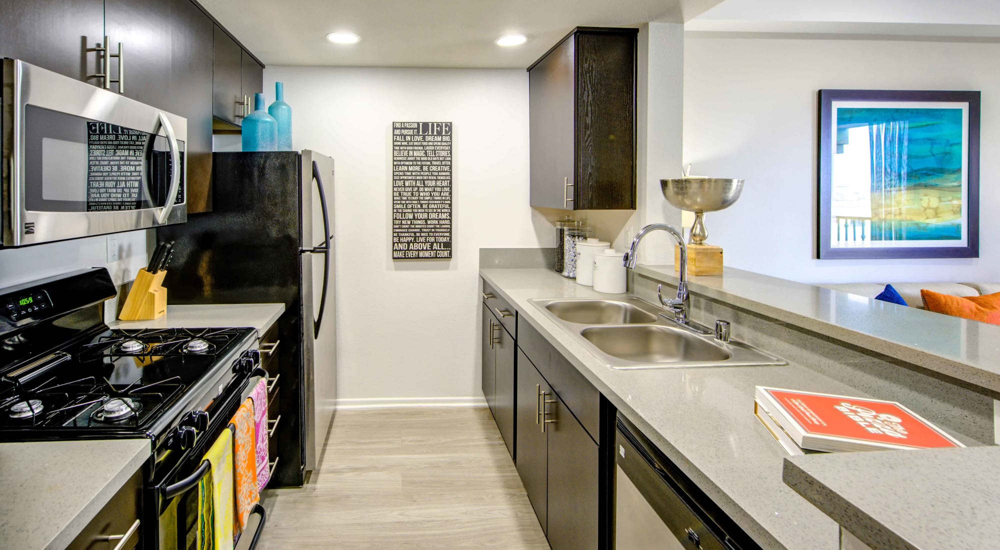 Floor plans at Sofi at 3rd in Long Beach, California