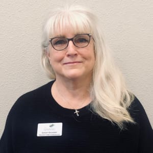 Sandra Oglesby, Memory Care Coordinator at The Landing a Senior Living Community in Roseburg, Oregon. 