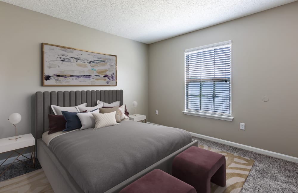 Bright Bedroom at Parkway Station Apartment Homes in Concord, North Carolina
