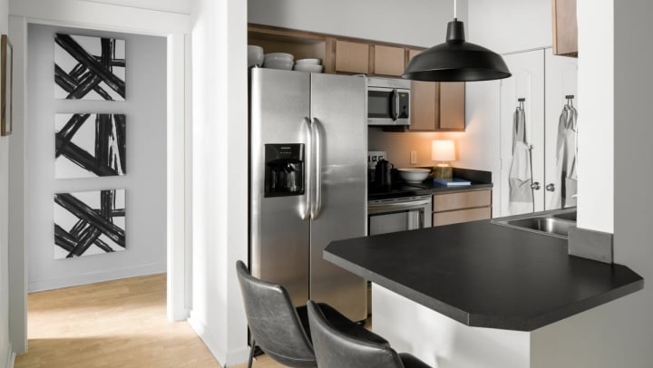 Kitchen at Hawks Ridge, a Campus Life & Style property