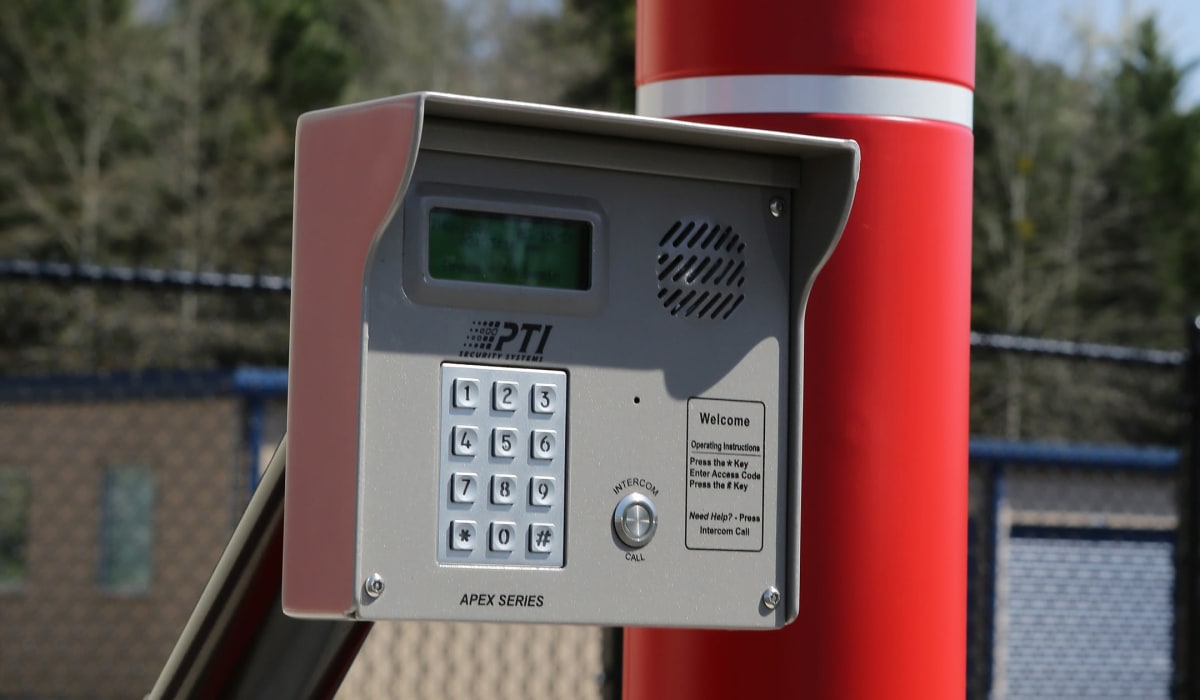 Keypad at Midgard Self Storage in Murfreesboro, Tennessee