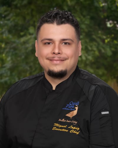 Miguel Lopez, DIRECTOR OF SIGNATURE DINING at Quail Park at Shannon Ranch in Visalia, California