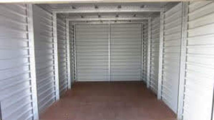 Inside of a storage unit