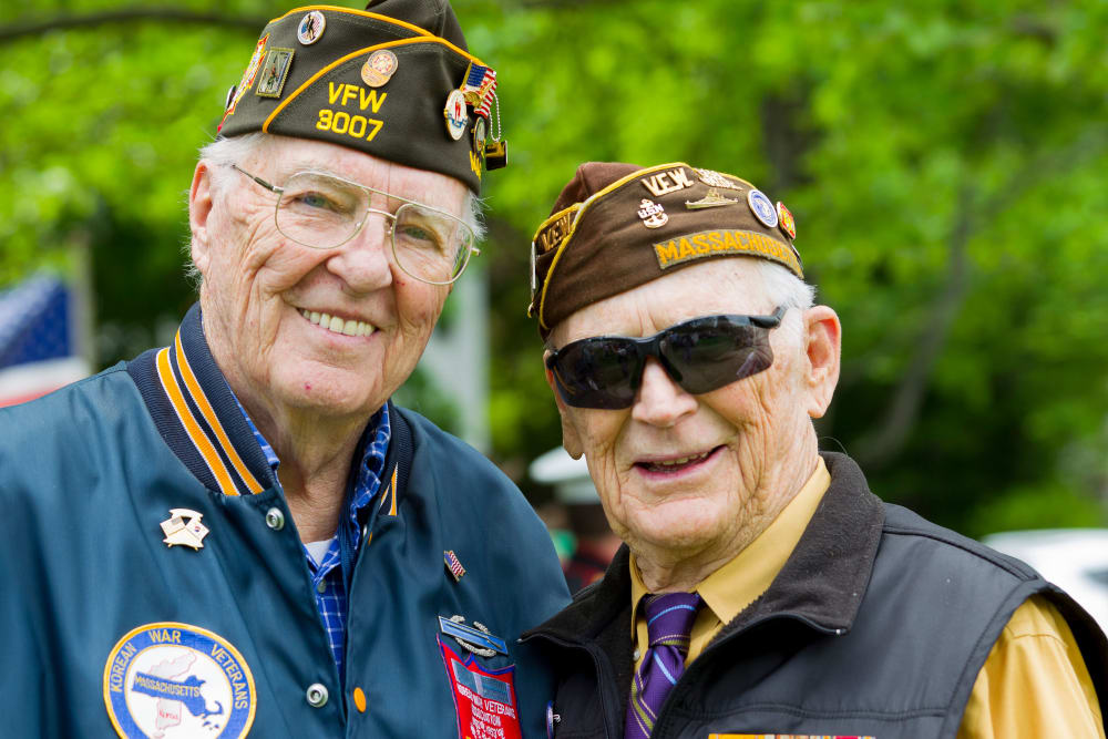 Veteran residents at Harmony at Spring Hill in Lorton, Virginia