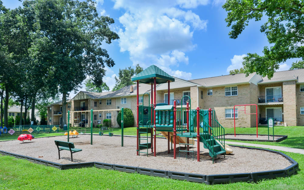 Playground at Moorestowne Woods Apartment Homes in Moorestown, New Jersey.