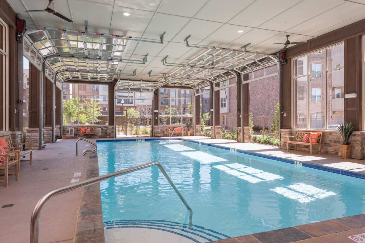 Swimming pool at Watercrest at Katy in Katy, Texas