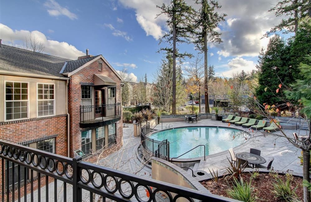 Exterior view of another beautiful apartment community managed by American Property Management in Bellevue, Washington