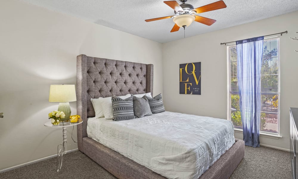 Bedroom at The Chimneys Apartments in El Paso, Texas